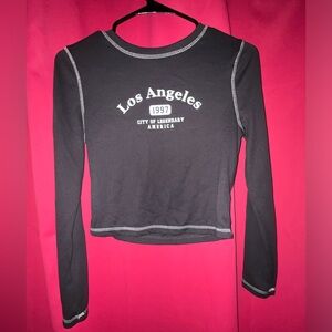 Shein gray long sleeve shirt